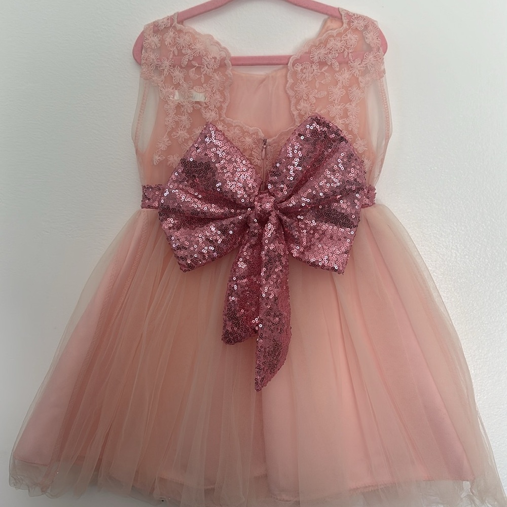 Pink girl’s dress size 2